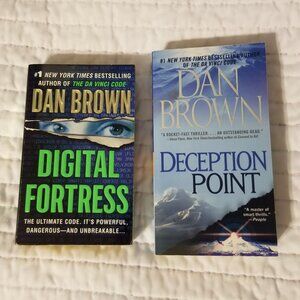 2 paperback thrillers by da Vinci Code author